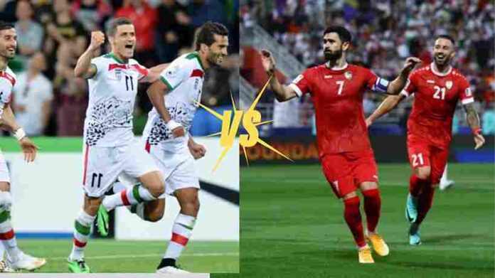 Iran vs. Syria: Duel of Celebration in the 2023 AFC Asian Cup Knockout Stage – Syrian and Iranian players rejoicing after scoring goals